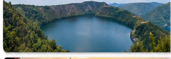 Maarsee und Vulkanlandschaft der Vulkaneifel